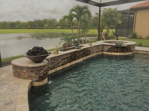 Custom Feature #102 by Fountain Pools and Water Features
