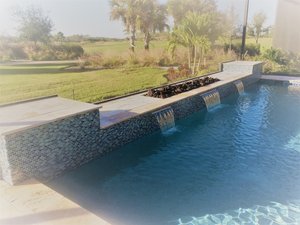 Custom Feature #107 by Fountain Pools and Water Features