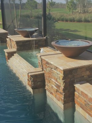 Custom Feature #109 by Fountain Pools and Water Features