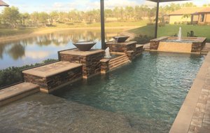 Custom Feature #111 by Fountain Pools and Water Features