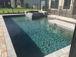 Residential Pool #083 by Fountain Pools and Water Features