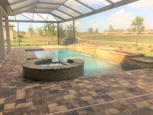 Residential Pool #086 by Fountain Pools and Water Features
