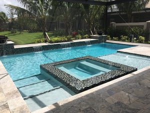 Residential Pool #087 by Fountain Pools and Water Features