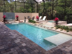 Residential Pool #102 by Fountain Pools and Water Features